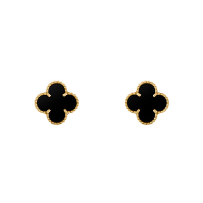 TRÉBOL | Pendientes Negros