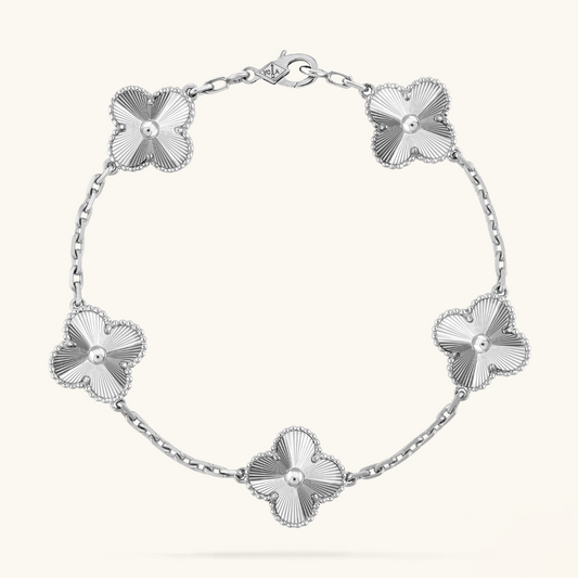 TRÉBOL | Pulsera Plateada