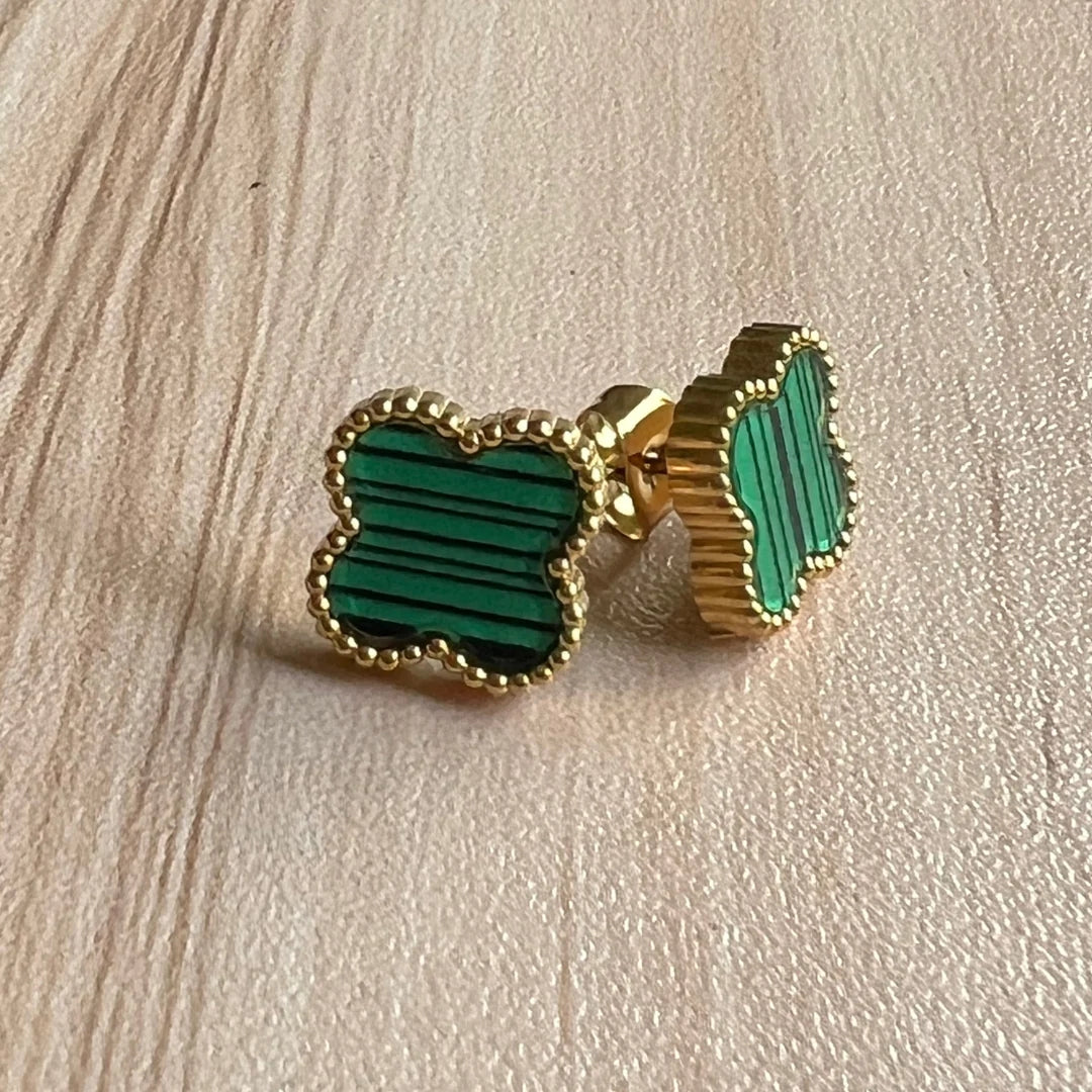 TRÉBOL | Pendientes Verdes