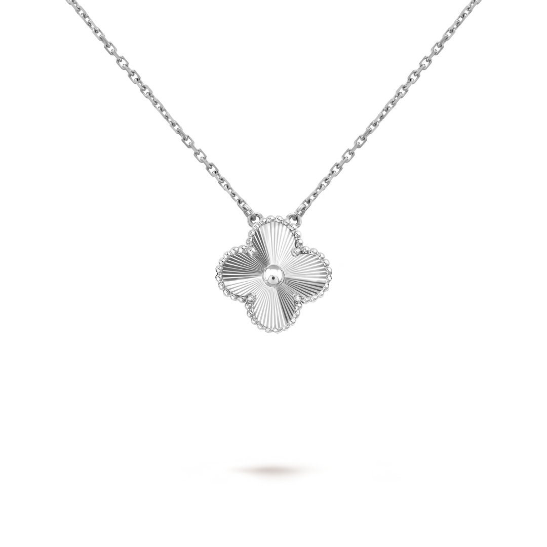 TRÉBOL | Collar Plateado