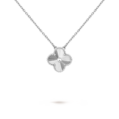TRÉBOL | Collar Plateado