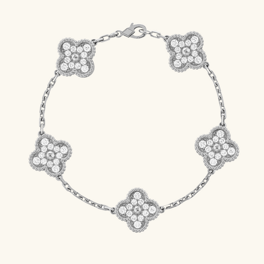 TRÉBOL | Pulsera Plateada