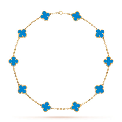 TRÉBOL | Collar Azul