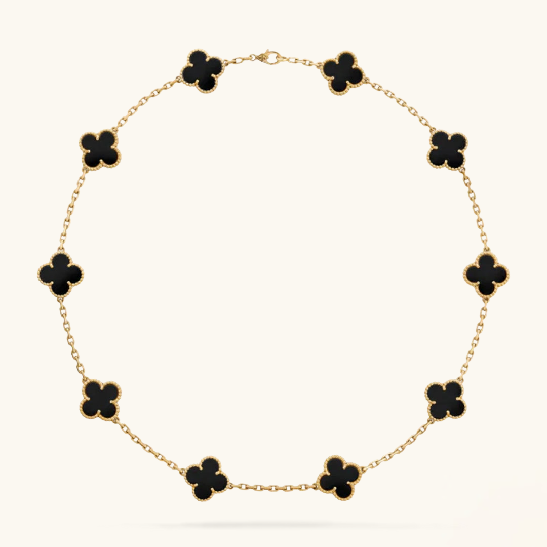 TRÉBOL | Collar Negro