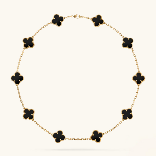 TRÉBOL | Collar Negro