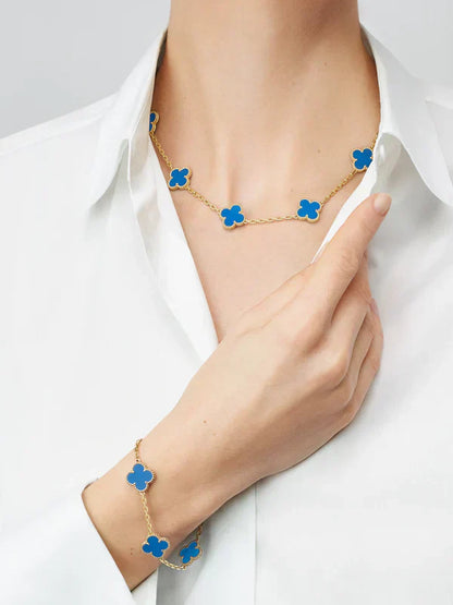 TRÉBOL | Collar Azul