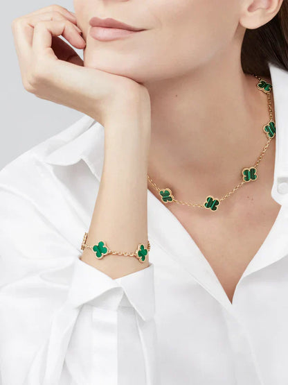TRÉBOL | Collar Verde