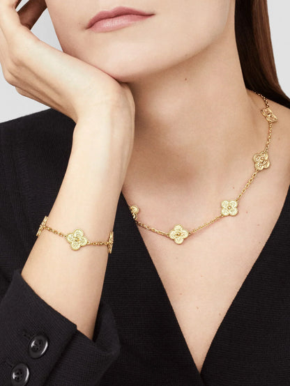 TRÉBOL | Collar Dorado