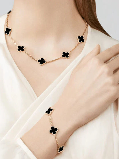 TRÉBOL | Collar Negro