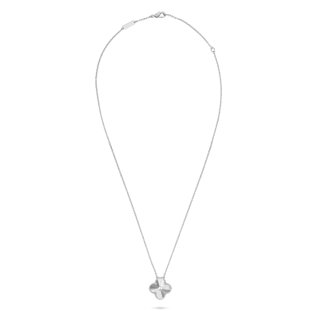 TRÉBOL | Collar Plateado