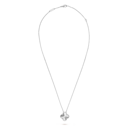 TRÉBOL | Collar Plateado