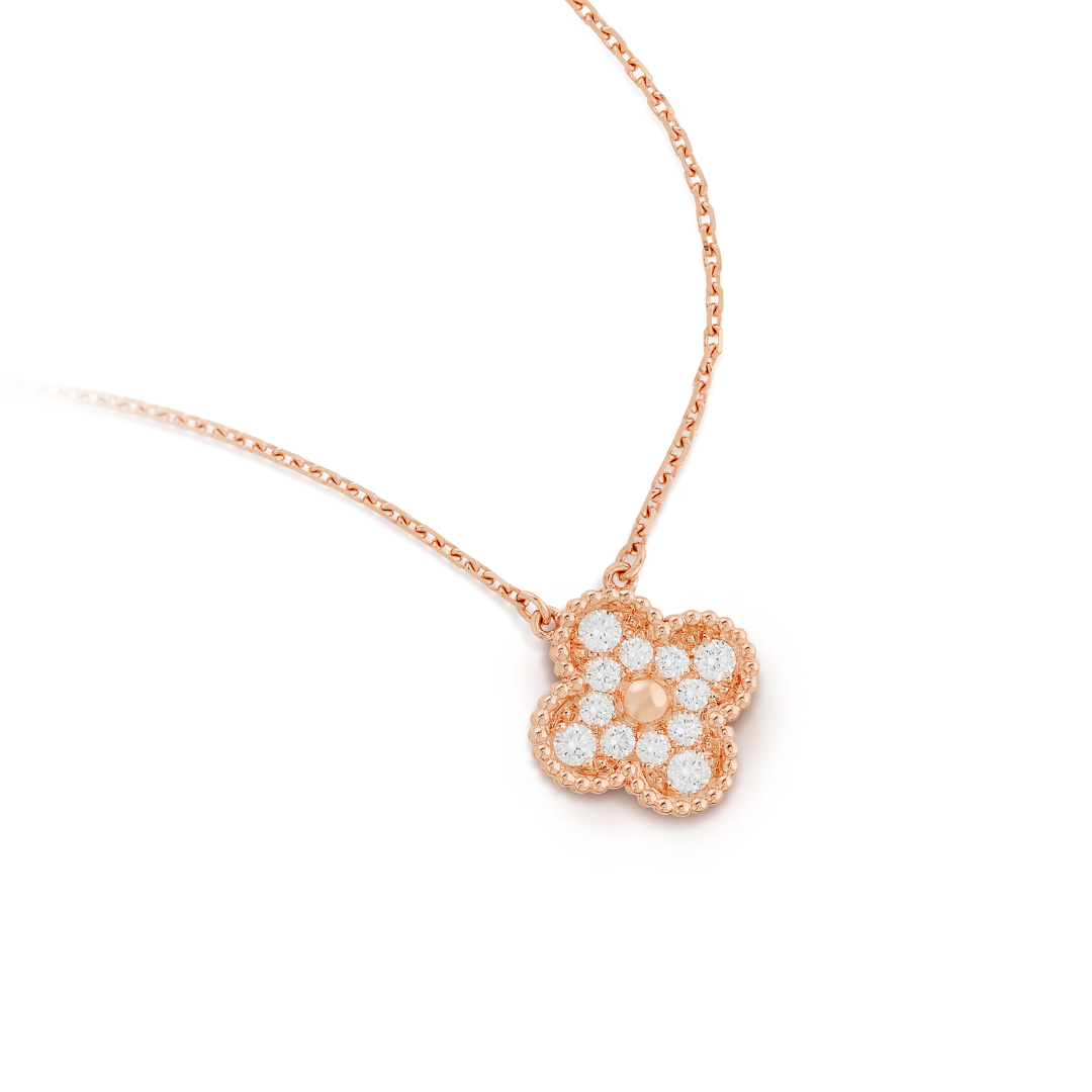 TRÉBOL | Collar Rosa