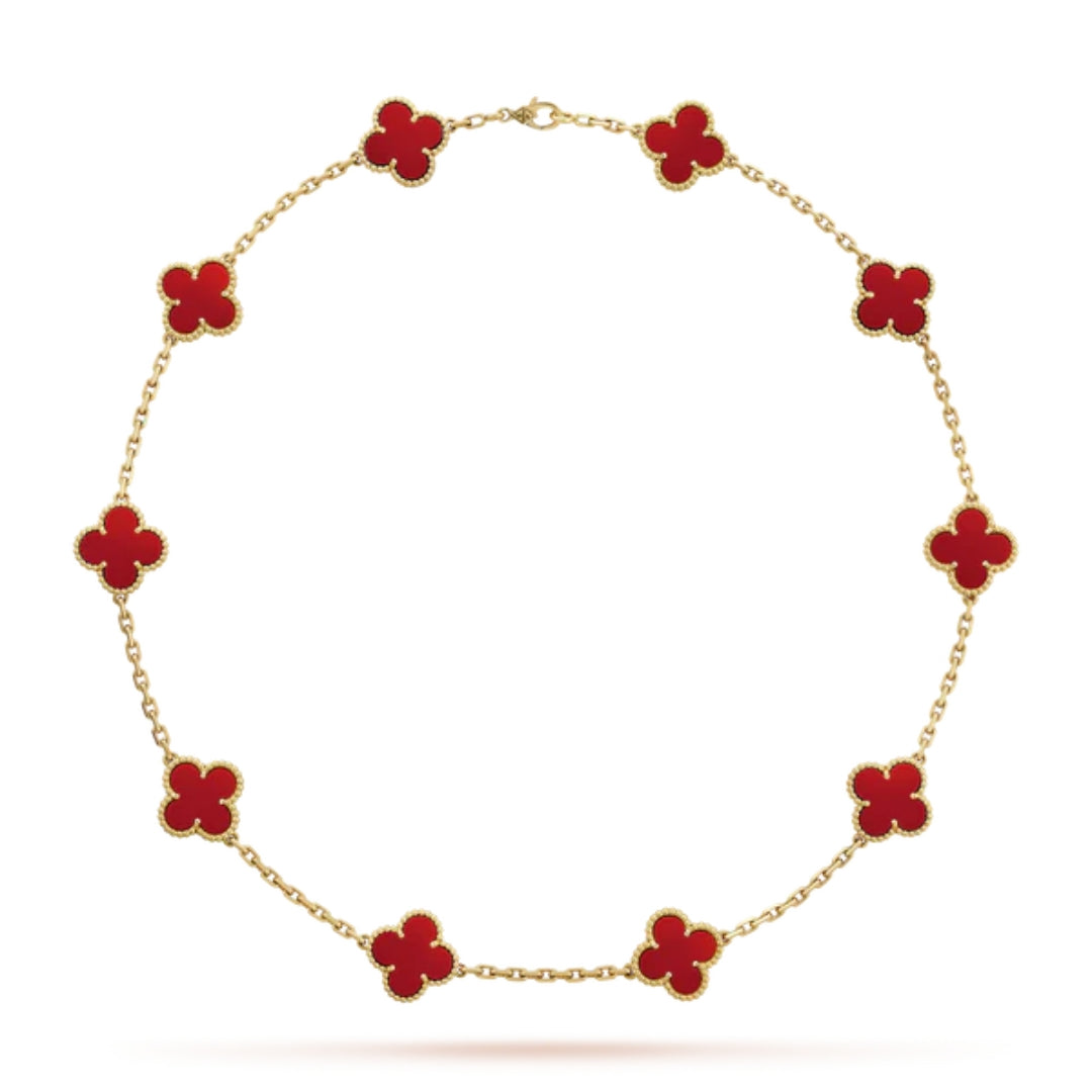 TRÉBOL | Collar rOJO