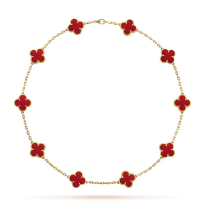 TRÉBOL | Collar rOJO