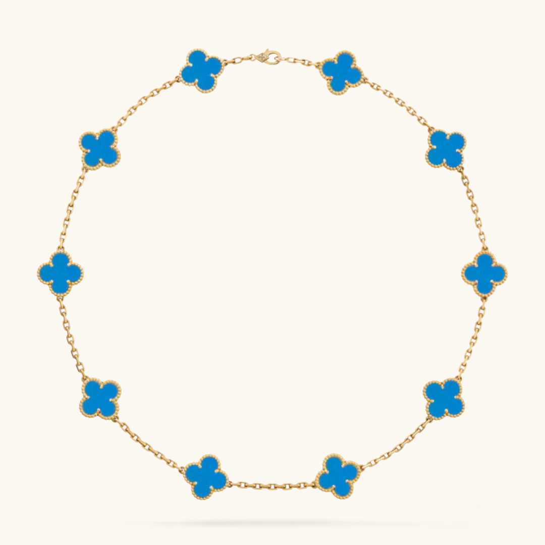 TRÉBOL | Collar Azul