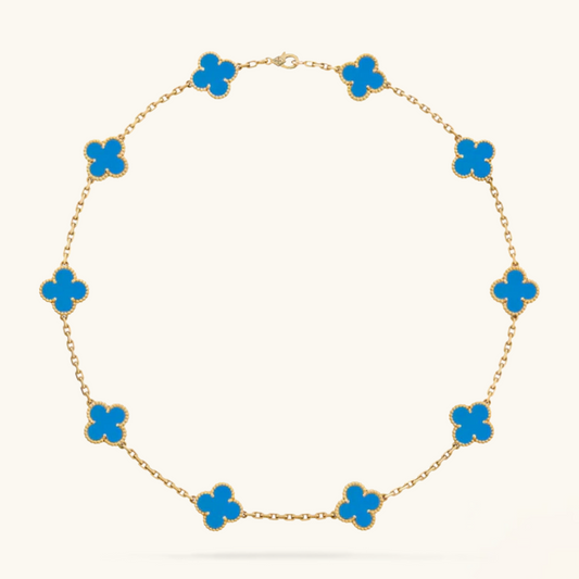 TRÉBOL | Collar Azul