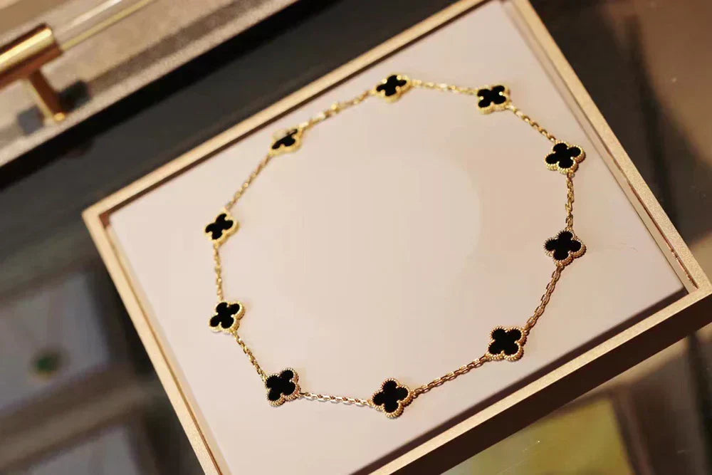 TRÉBOL | Collar Negro