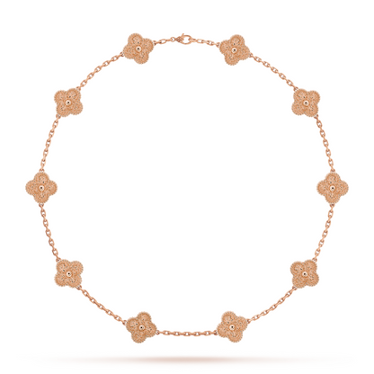 TRÉBOL | Collar Rosa