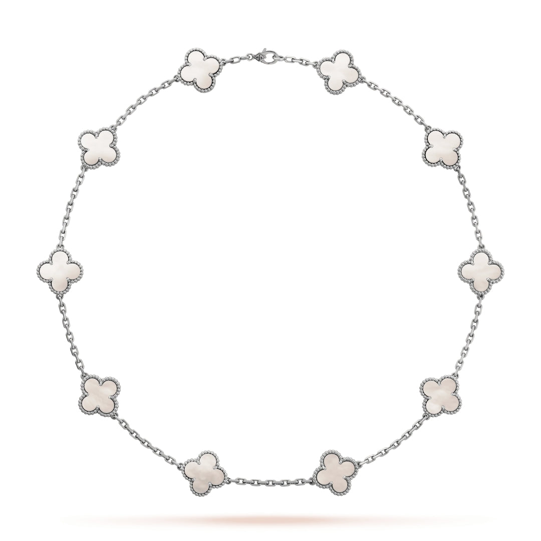 TRÉBOL | Collar Plateado