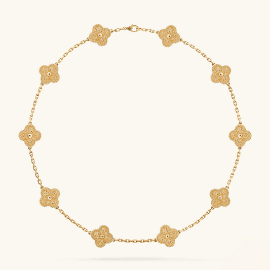 TRÉBOL | Collar Dorado