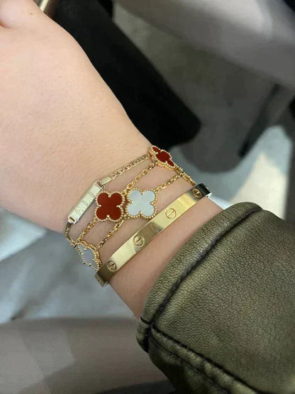 TRÉBOL | Pulsera Roja