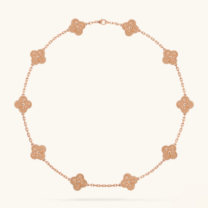 TRÉBOL | Collar Rosa