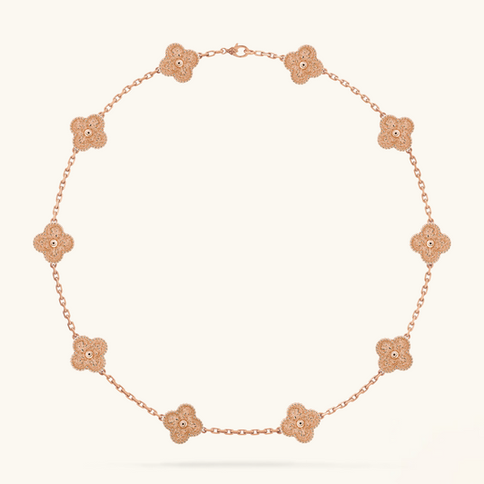 TRÉBOL | Collar Rosa