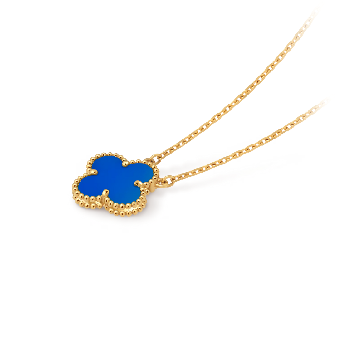 TRÉBOL | Collar Azul
