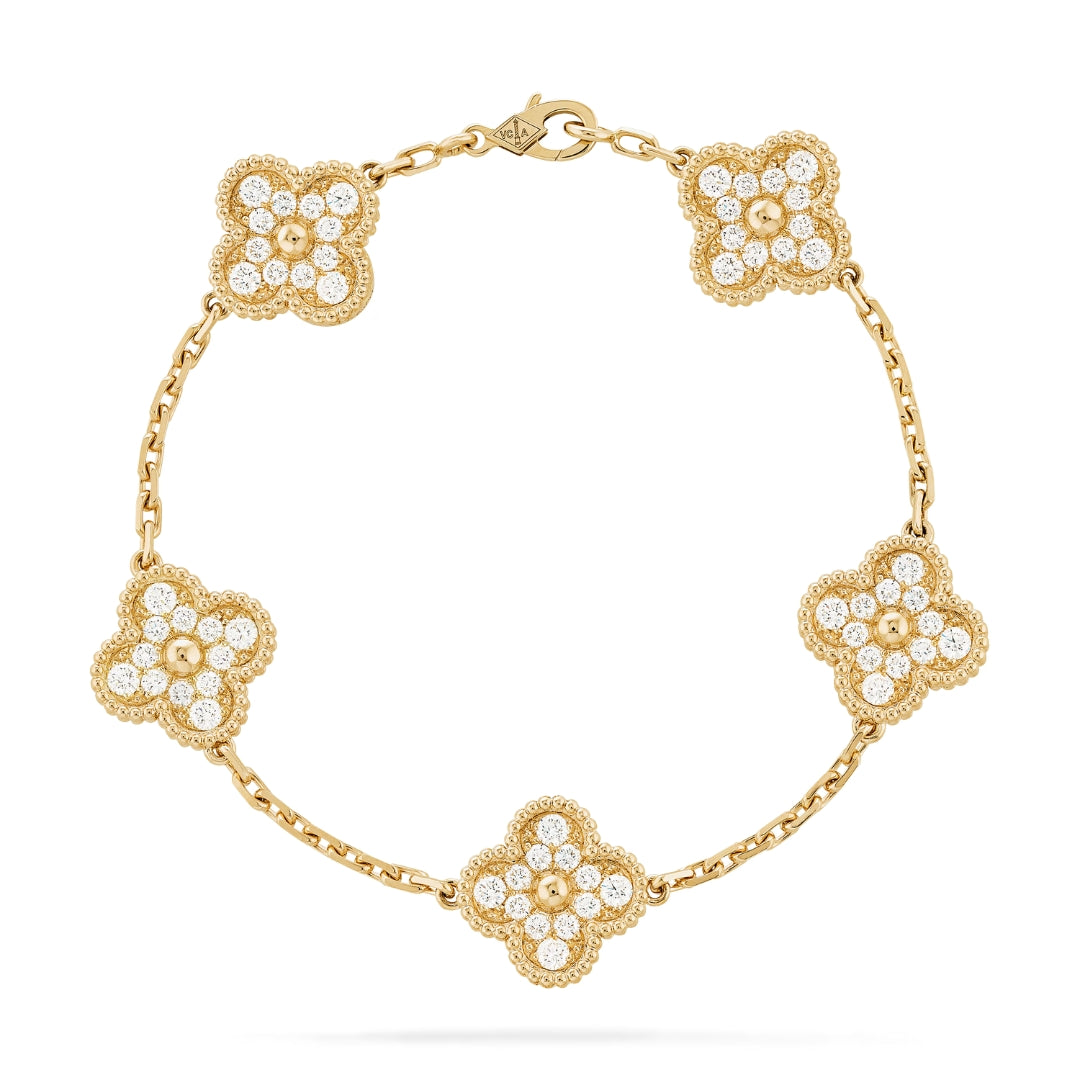 TRÉBOL | Pulsera Dorada