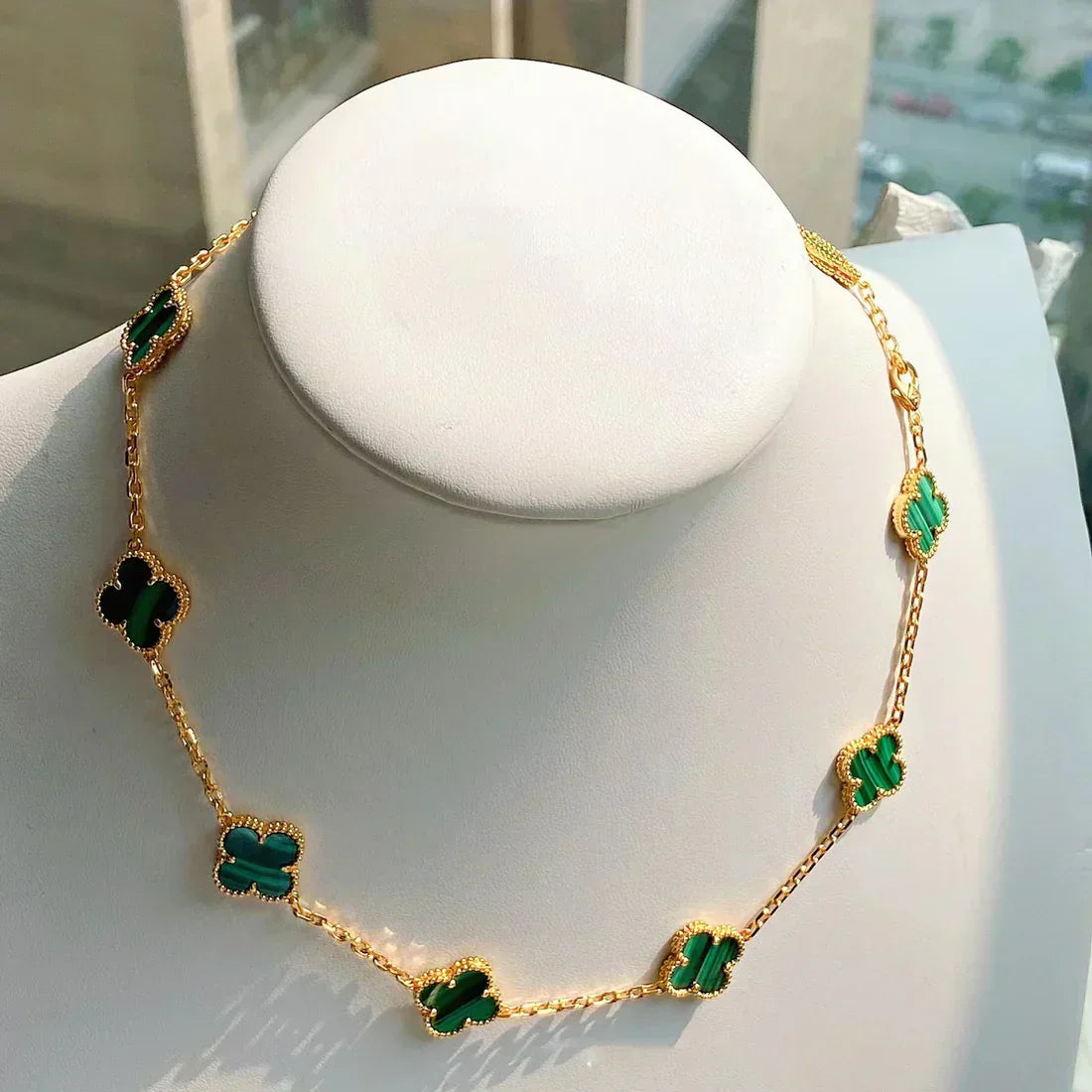 TRÉBOL | Collar Verde