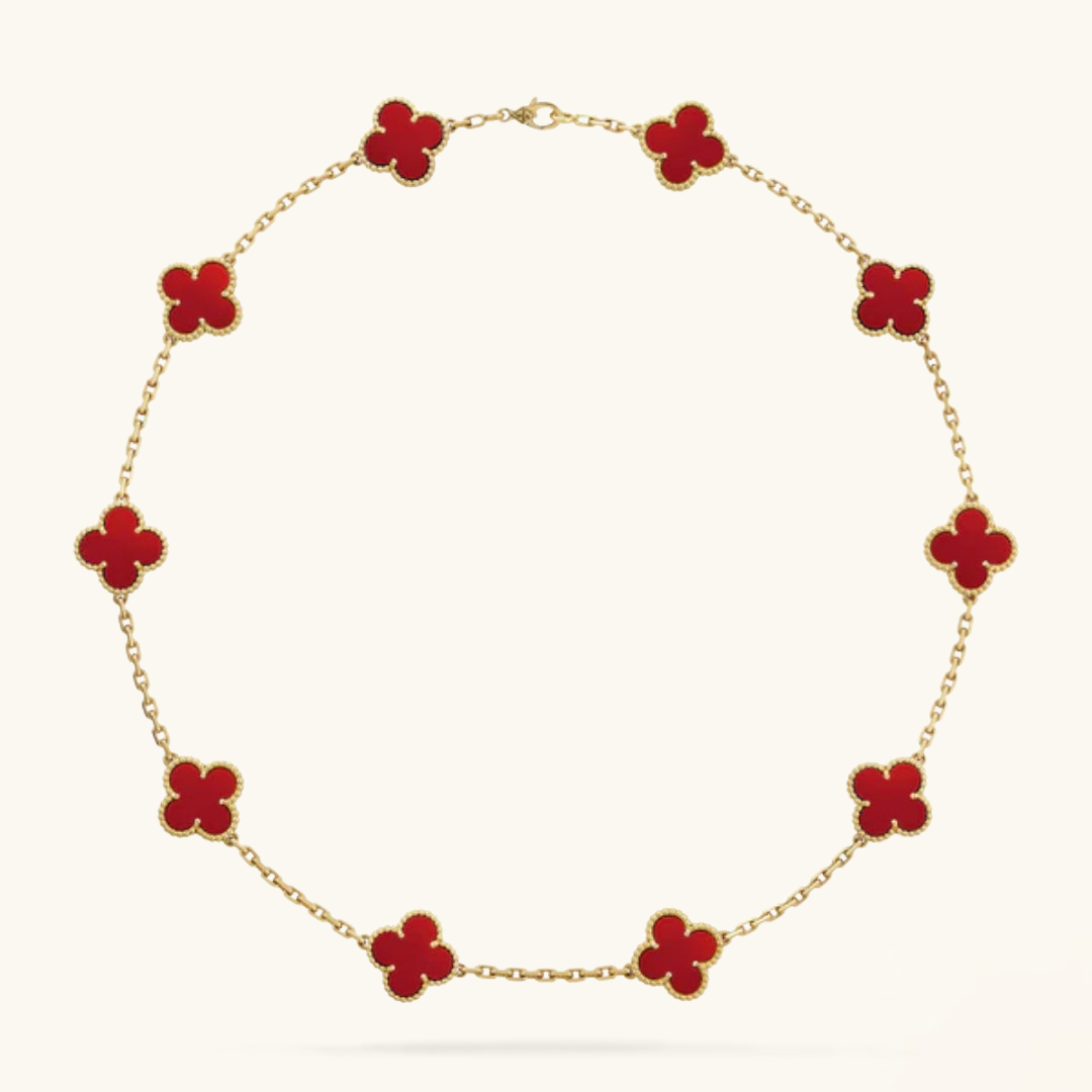 TRÉBOL | Collar rOJO