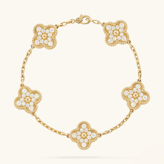 TRÉBOL | Pulsera Dorada