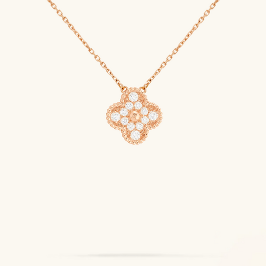 TRÉBOL | Collar Rosa