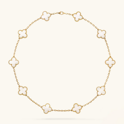 TRÉBOL | Collar Blanco