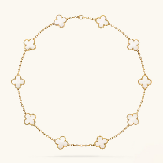 TRÉBOL | Collar Blanco