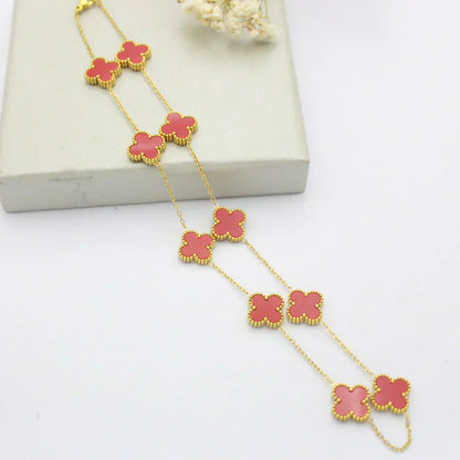 TRÉBOL | Collar rOJO