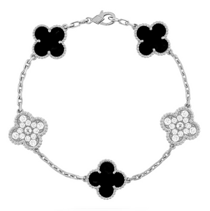 TRÉBOL | Pulsera Dorada/Plateada