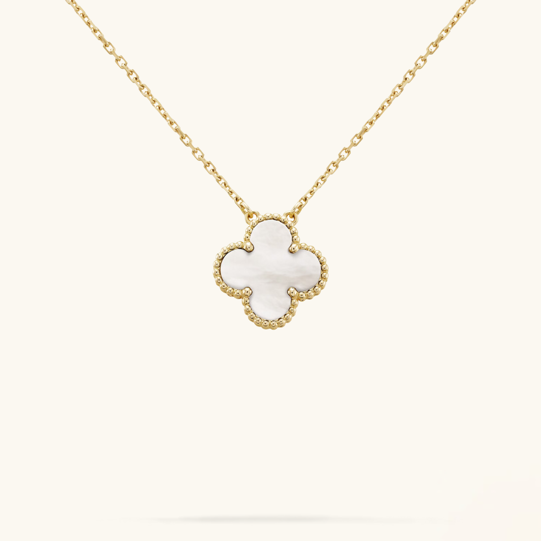 TRÉBOL | Collar Plateado