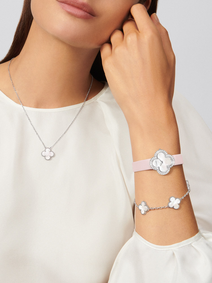 TRÉBOL | Collar Rosa